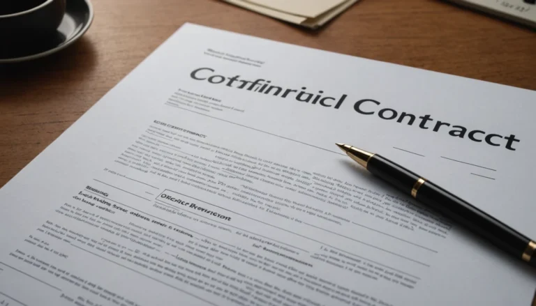 contrat agent commercial