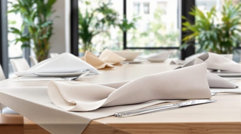 quel tissu pour serviette de table