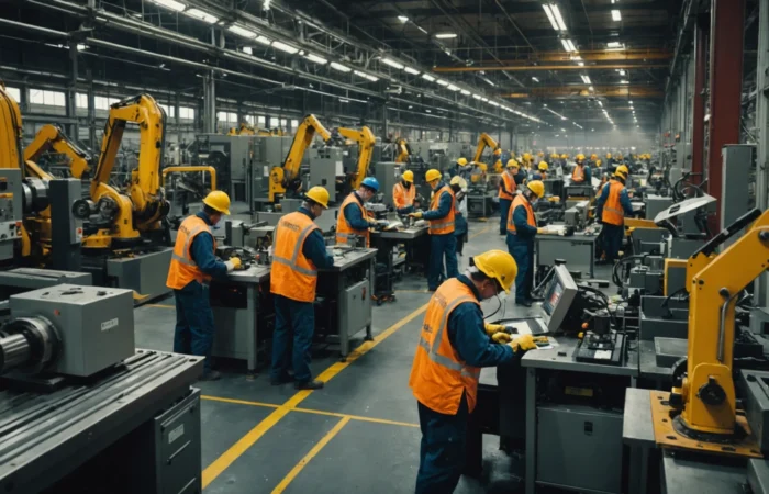 ouvriers non qualifiés de type industriel